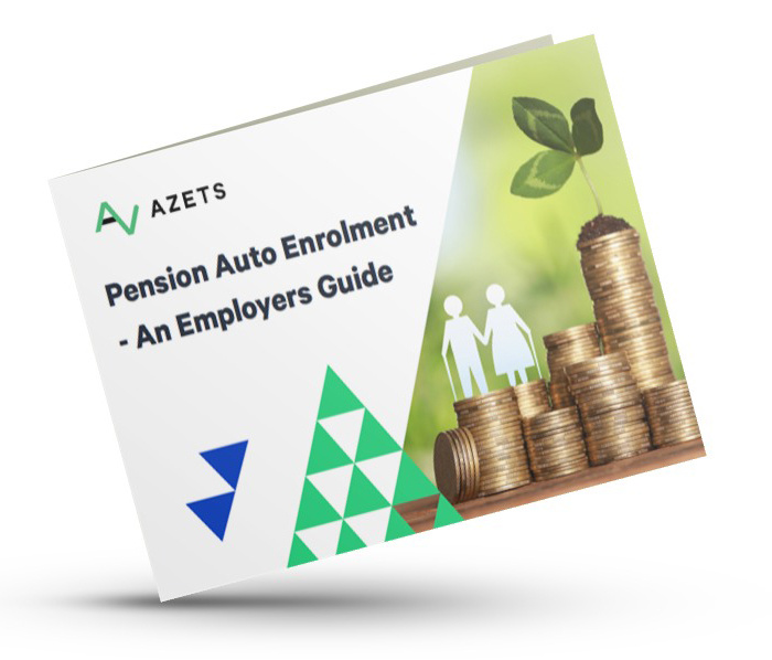 Auto enrolment brochure mockup